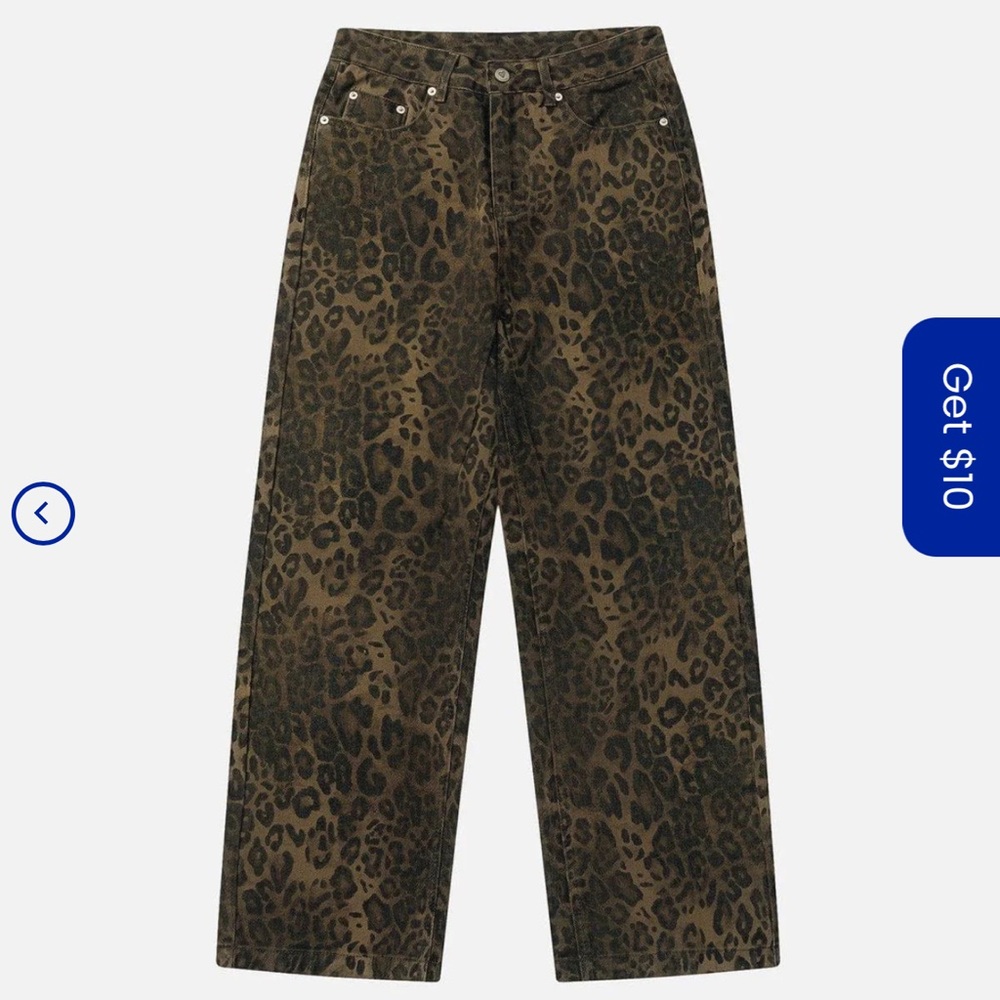 Aelfric Eden Leopard Print Jeans